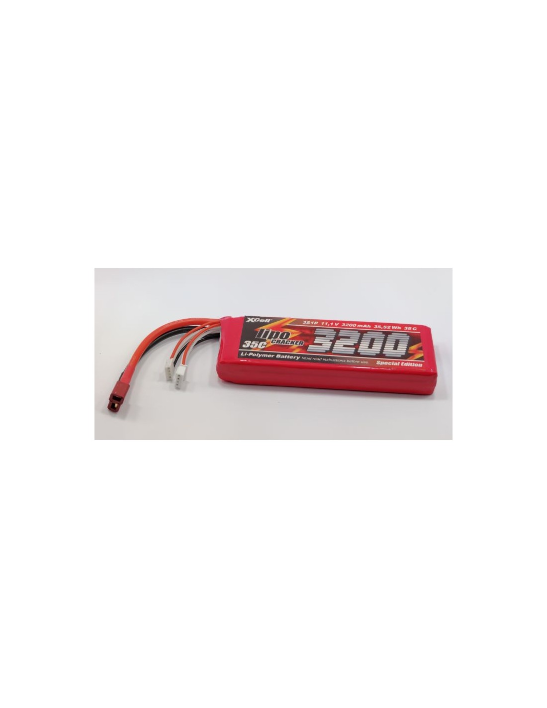 Xcell Li-polimer 3S1 3,2Ah 35,52Wh (137x43x20)