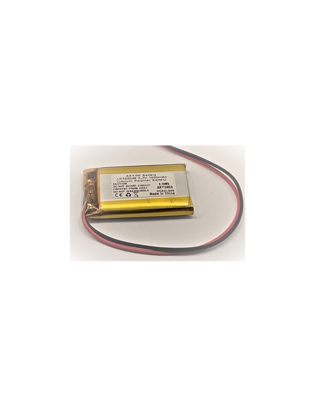 Li-polimer ( 703048 ) 1000mAh 3,7V