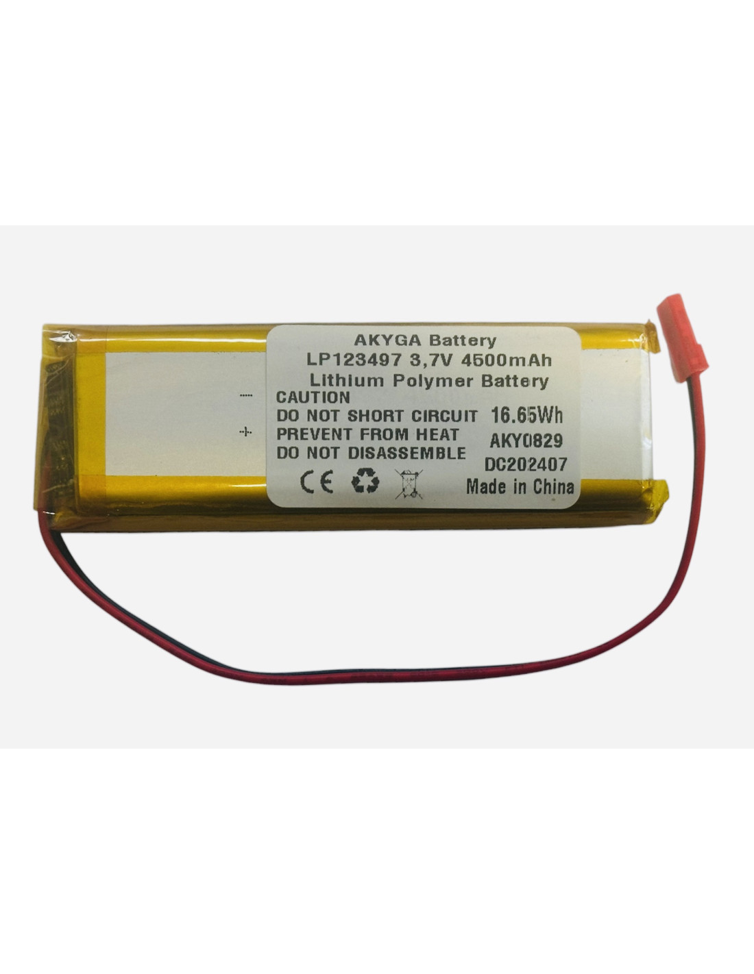 Li-polimer akumuliatorius (123497) 4500mAh