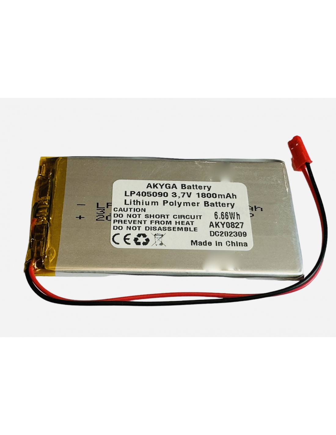 Li-polimer (405090) 1800mAh 3,7V