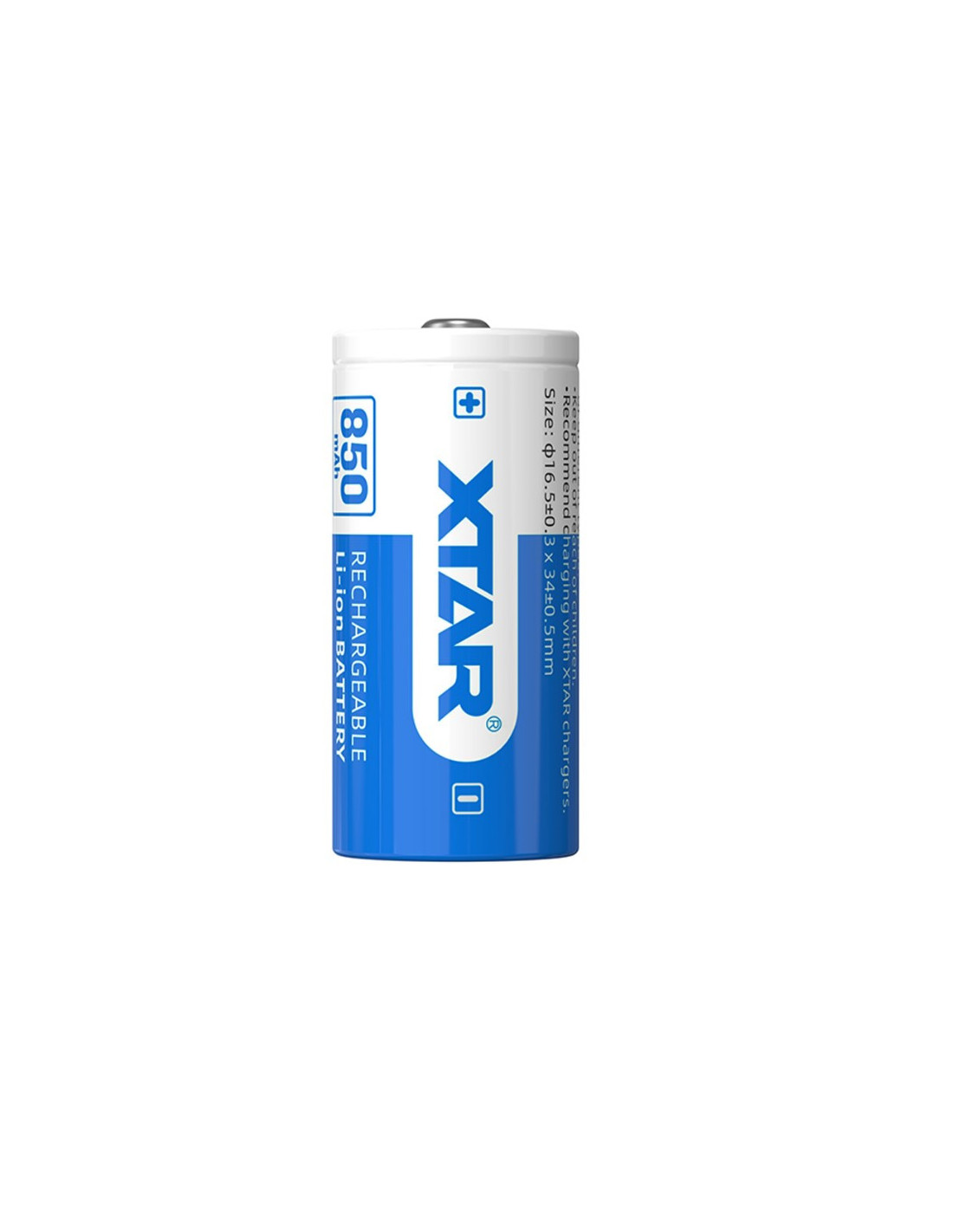 Xtar ličio baterija 16340 850mah