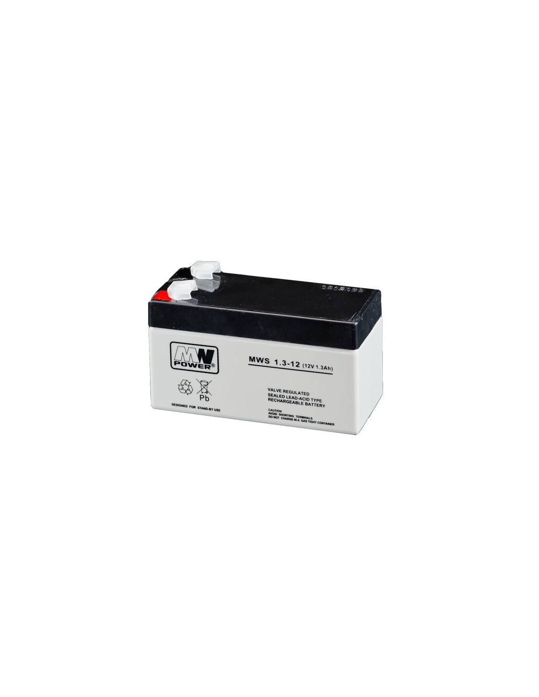 MWS akumuliatorius VRLA AGM 12V/1,3Ah