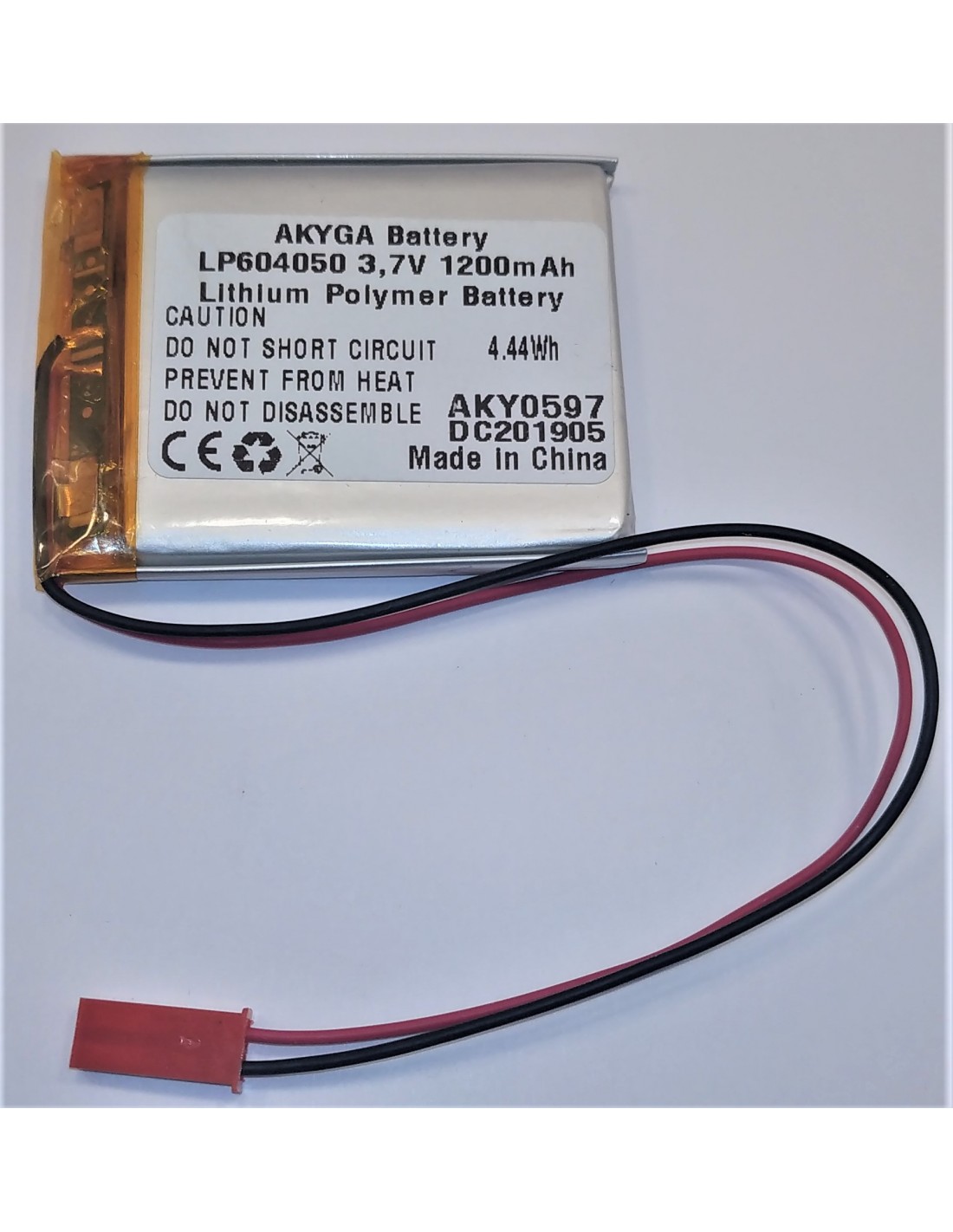 Li-polimer (604050) 1200mAh 3,7V