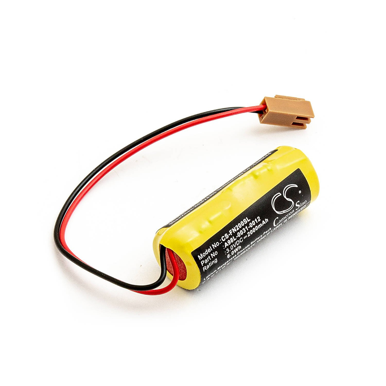 Ličio baterija  GE Fanuc 3V CR17450E-RL, A02B-K0200-K102, A98L-0031-0012