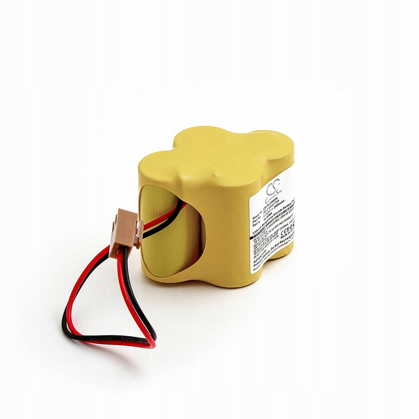 Ličio baterija  GE A06B-6114-K504, A06B6114K504, BR-2/3AGCT4A, BR-2/3/A4F 6V 2400mAh