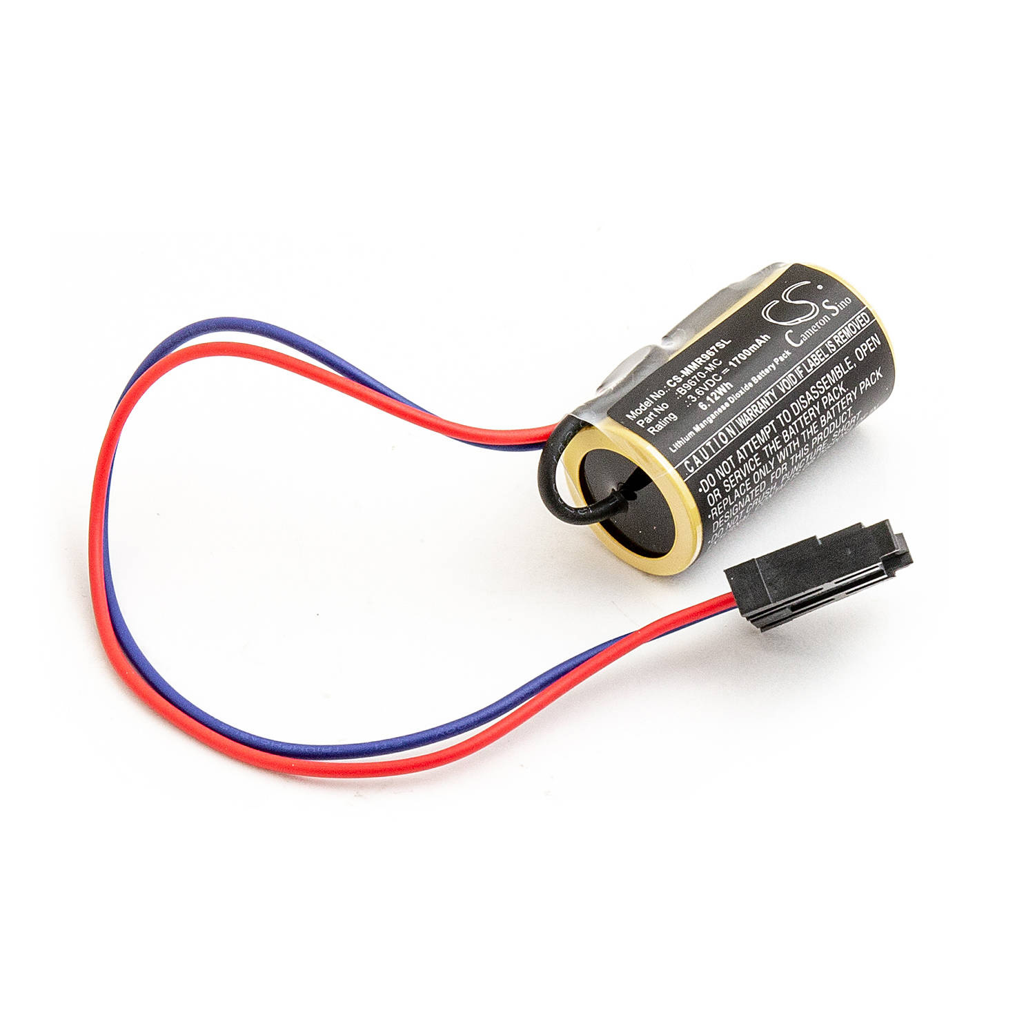 Ličio baterija  Mitsubishi A6BAT, A6BAT-MRBAT, B9670MC 3,6V 1700mAh  MR-J2, RP-3AH