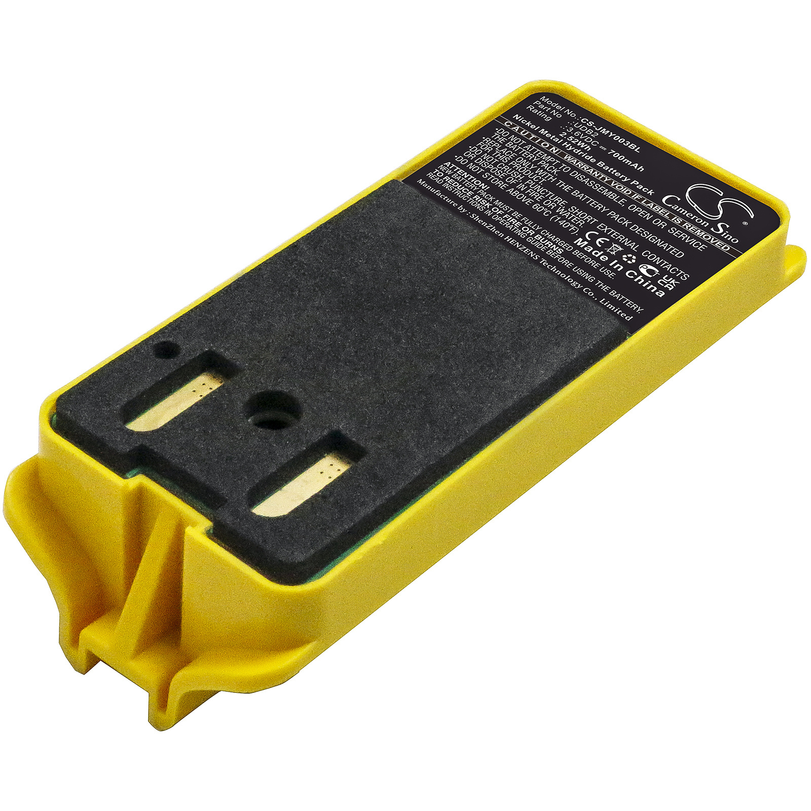 JAY baterija UDB2 3.6V 700mAh NiMh, skirta JAY A003 krano valdymui HAS UDE
