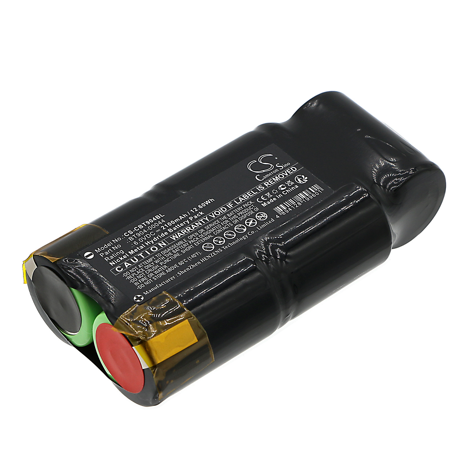 Akumuliatorius, skirtas Cattron Theimeg BT904-00044 6V 2100mAh NiMh, skirtas Cattron Theimeg TH-20DS-S/E, TH-GA, TH-GA/NC-10