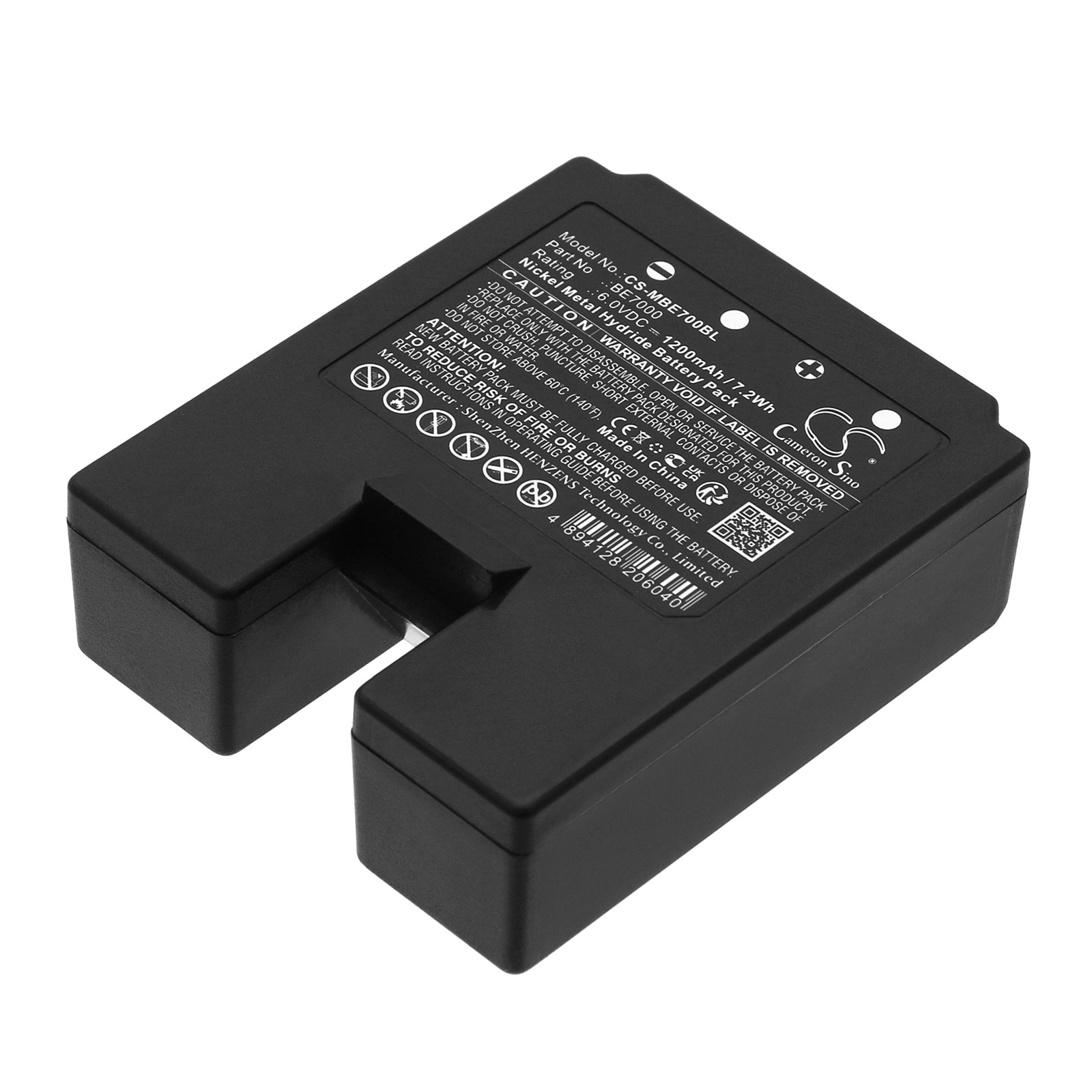 IMET baterija AS022 AS035 BE7000 6V 1200mAh NiMh, skirta Imet MICRON