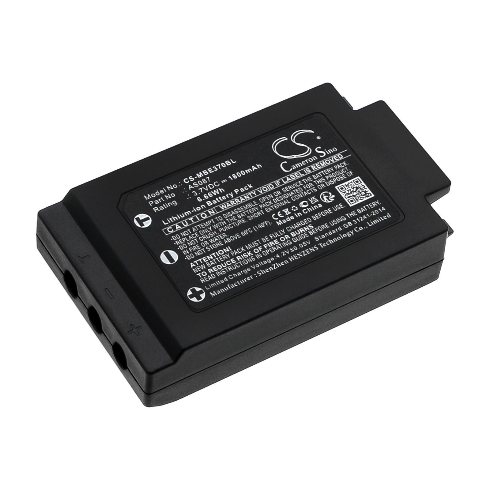 IMET baterija AS087 BE3700 3,7 V 1800 mAh Li-Ion, skirta M880 RAY WAVE2