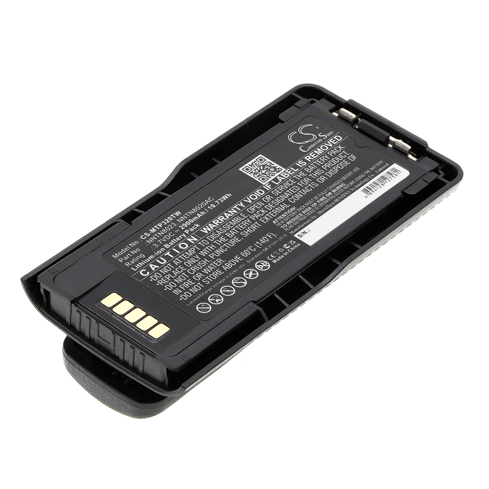 Motorola NNTN8023 3,7 V 2900 mAh ličio jonų akumuliatorius, skirtas MTP3200 MTP3250