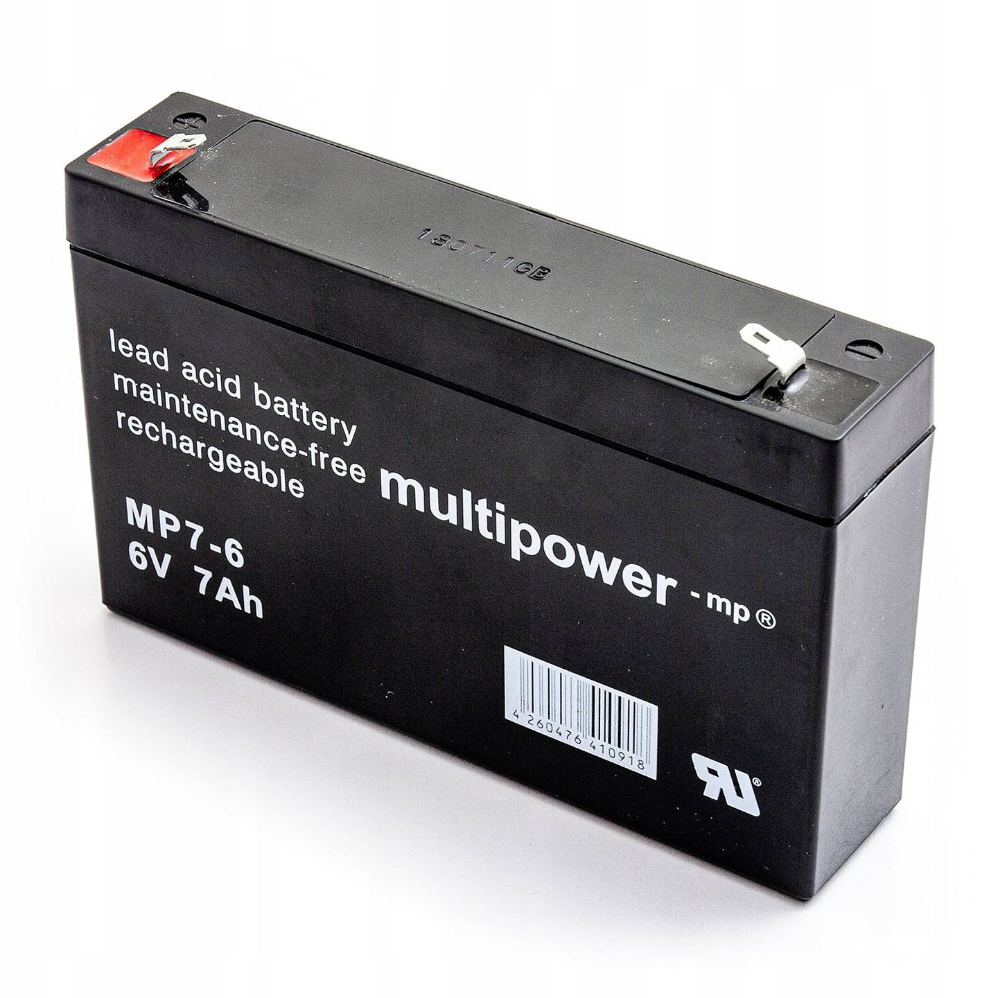 Multipower MP7-6 6V 7Ah AGM Akumuliatorius nereikalaujantis priežiūros