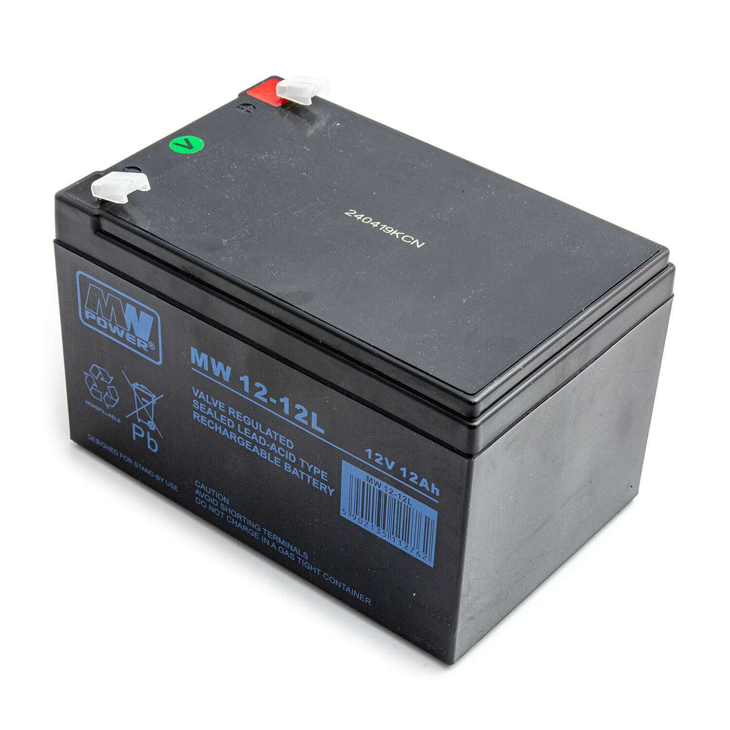 Akumuliatorius MW Power MW 12-12L 12V 12Ah AGM iki UPS APC, Ever, Fideltronik, Eatonoms Powerware