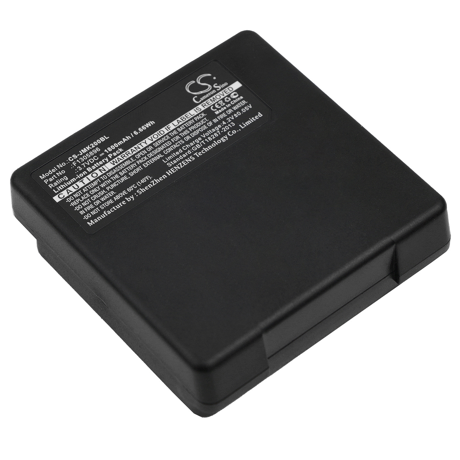 JAY F1305896 PWB PYB 3.7V 1800mAh ličio jonų akumuliatorius, skirtas JAY Jay Gama6 Gama10 krano valdymui