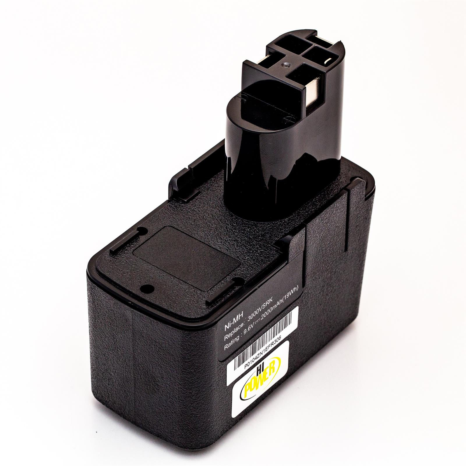 Baterija Bosch 2607335035, 2607335037, 2607335072, 2607335152, 2607335230, 2607335254 9.6V 2.0Ah NiMh, skirta elektriniams įrankiams GBM 9.6VES-2, GSB 9.6VES-2, GSR 9.6VE