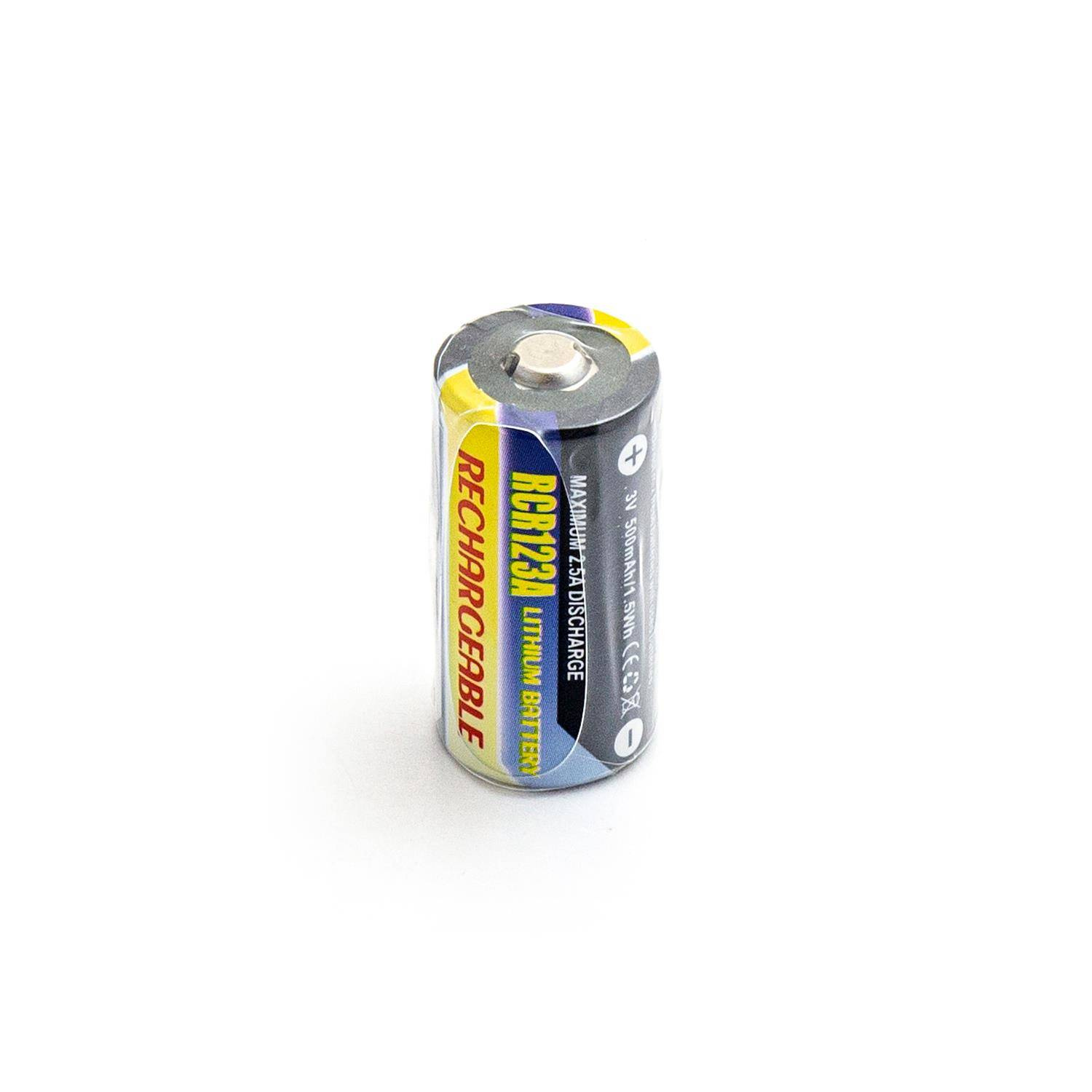 Akumuliatorius 123 123A CR123A CR123A DL123A DL123A DL123A EL123A EL123A 3V 500mAh