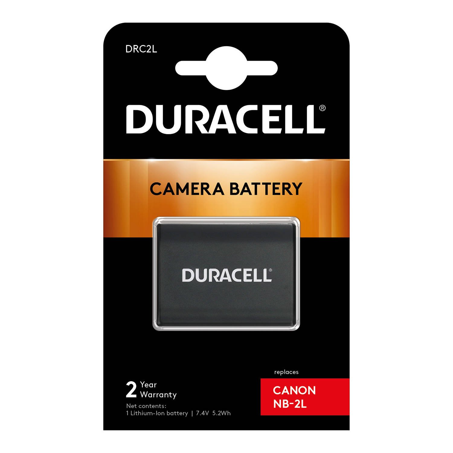 Baterija Duracell DRC2L 7,4 V 700 mAh Li-Ion Canon BP-2L5, BP-2LH, NB-2L, NB-2LH, Elura, IVIS, IXY, LEGRIA, Optura, PowerShot, VIXIA
