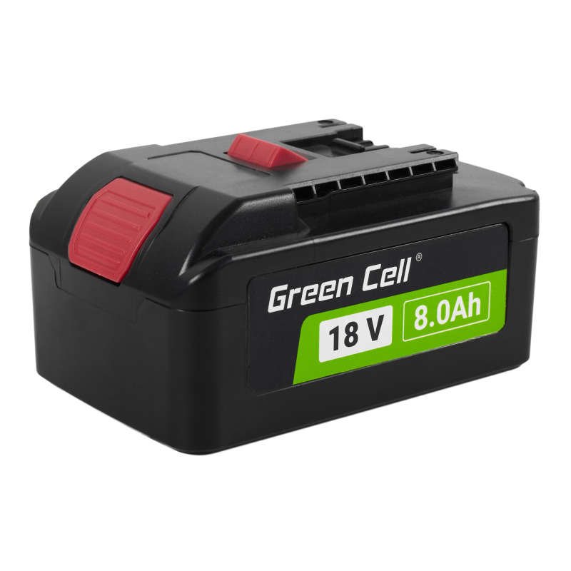 Green Cell Akumuliatorius Bosch 1600Z00038, 2607336091, 2607336092, 2607336170, 2607336235 18V 8.0Ah Li-Ion, skirtas elektriniams įrankiams GSR 18V-LI, GSB 18V-LI, GDS 18V-LI