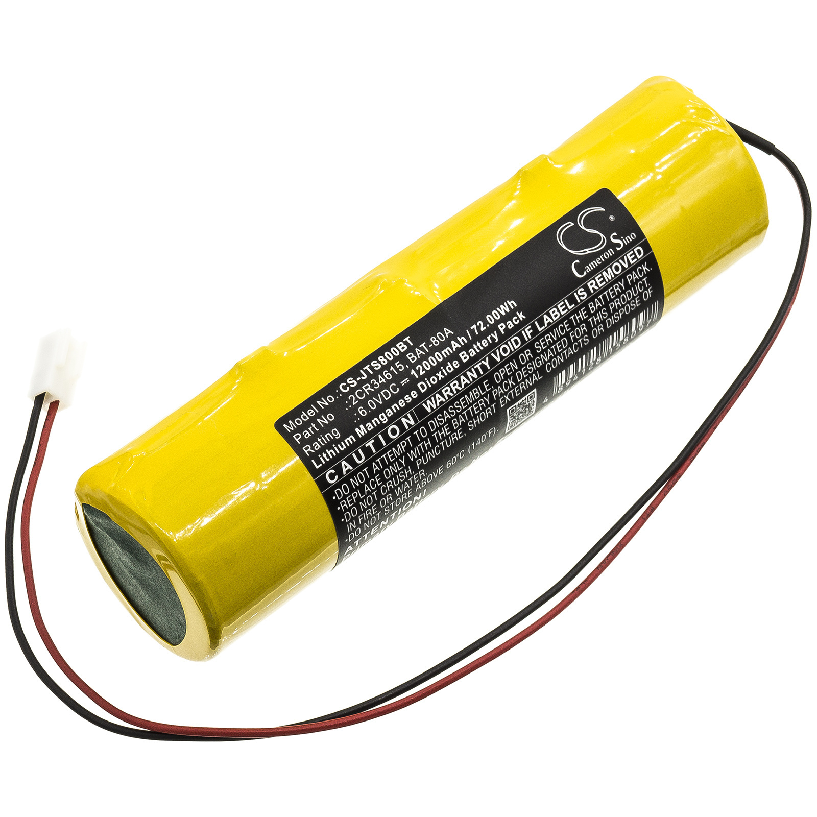 Baterija Jablotron BAT-80A 2CR34615 6V 12000mAh Li-MnO2  Jablotron JA-80A OASiS JA-80A Indexa 8000A