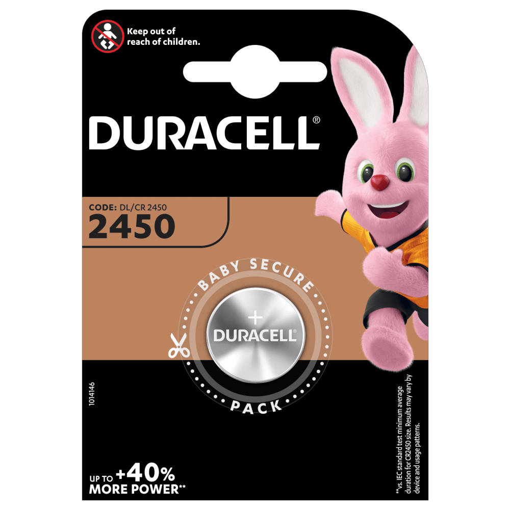 Ličio baterija Duracell CR2450 3 V DL2450, ECR2450, 2450