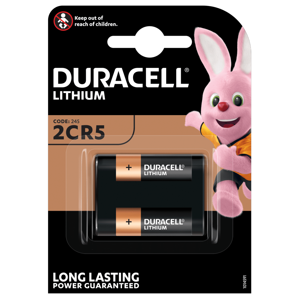 Duracell ličio baterija 2CR5/245 6V - EL2CR5 , KL2CR5 , EL2CR5BP , RL2CR5 , DL245 , DL345 , 2CR5M , 5032LC , 245