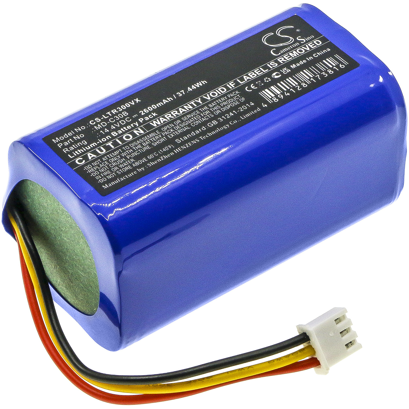 Baterija Liectroux MD-C30B 14.4V / 2600mAh / Li-Ion