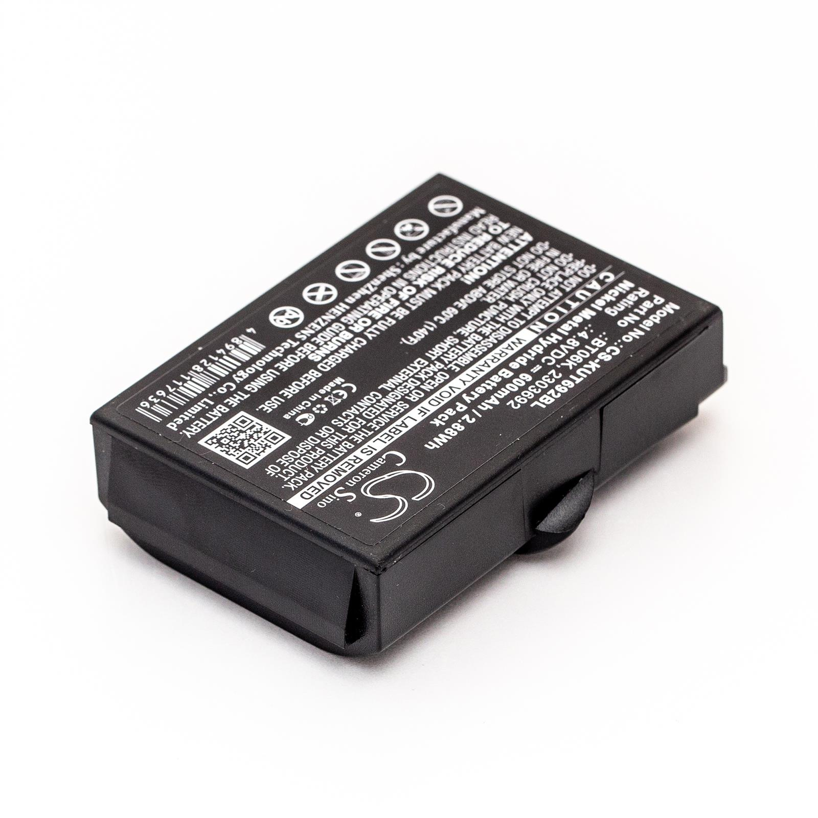 Baterija Danfoss / Ikusi BT06K, 2303692, FUA49 4,8V 600mAh TM70, TM70/1, T70/2, T71, T72, RAD-TS, RAD-TF