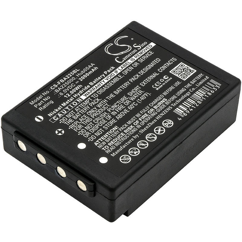 Nuotolinio krano pulto baterija HBC Radiomatic 6V / 2000mAh / NiMH