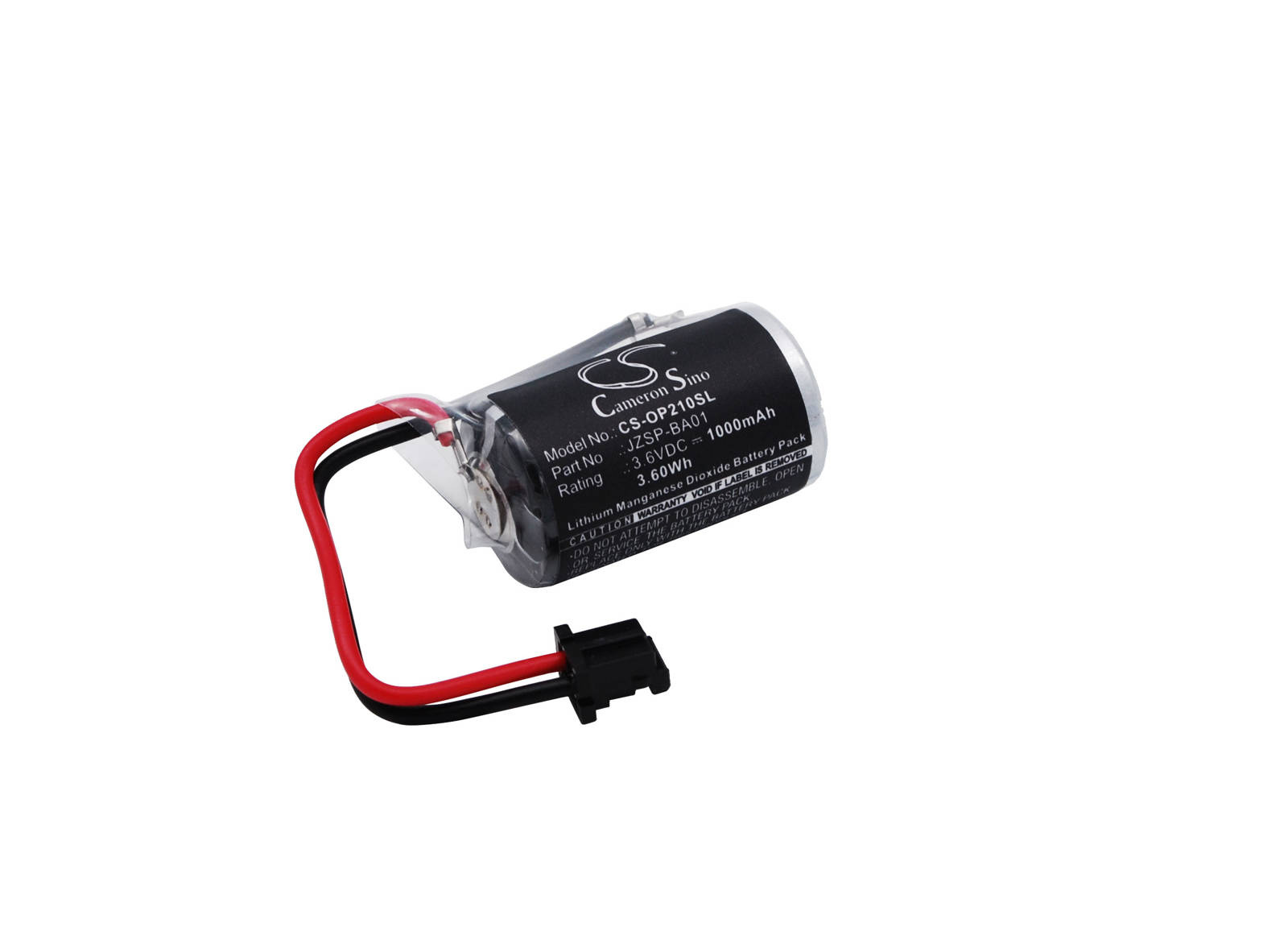 Ličio baterija  Omron / Toschiba JZSP-BA01, JZSP-BA01-1 3,6V 1000mAh
