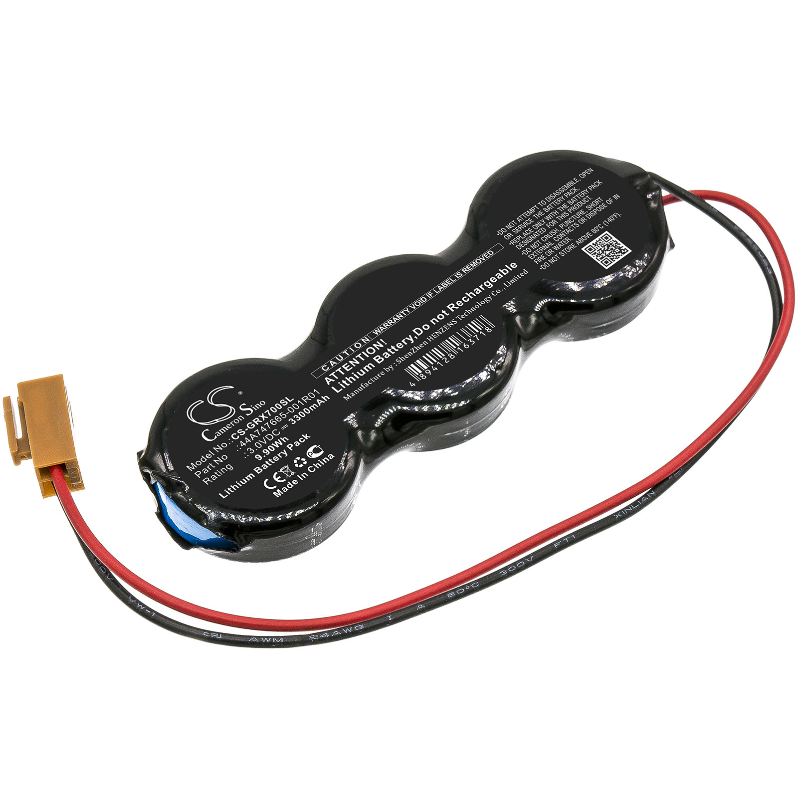 Akumuliatorius Fanuc RX3i RX7i Cap Systems IC698CPE020 IC698CRE030 3V 3300mAh 44A747665-001R01