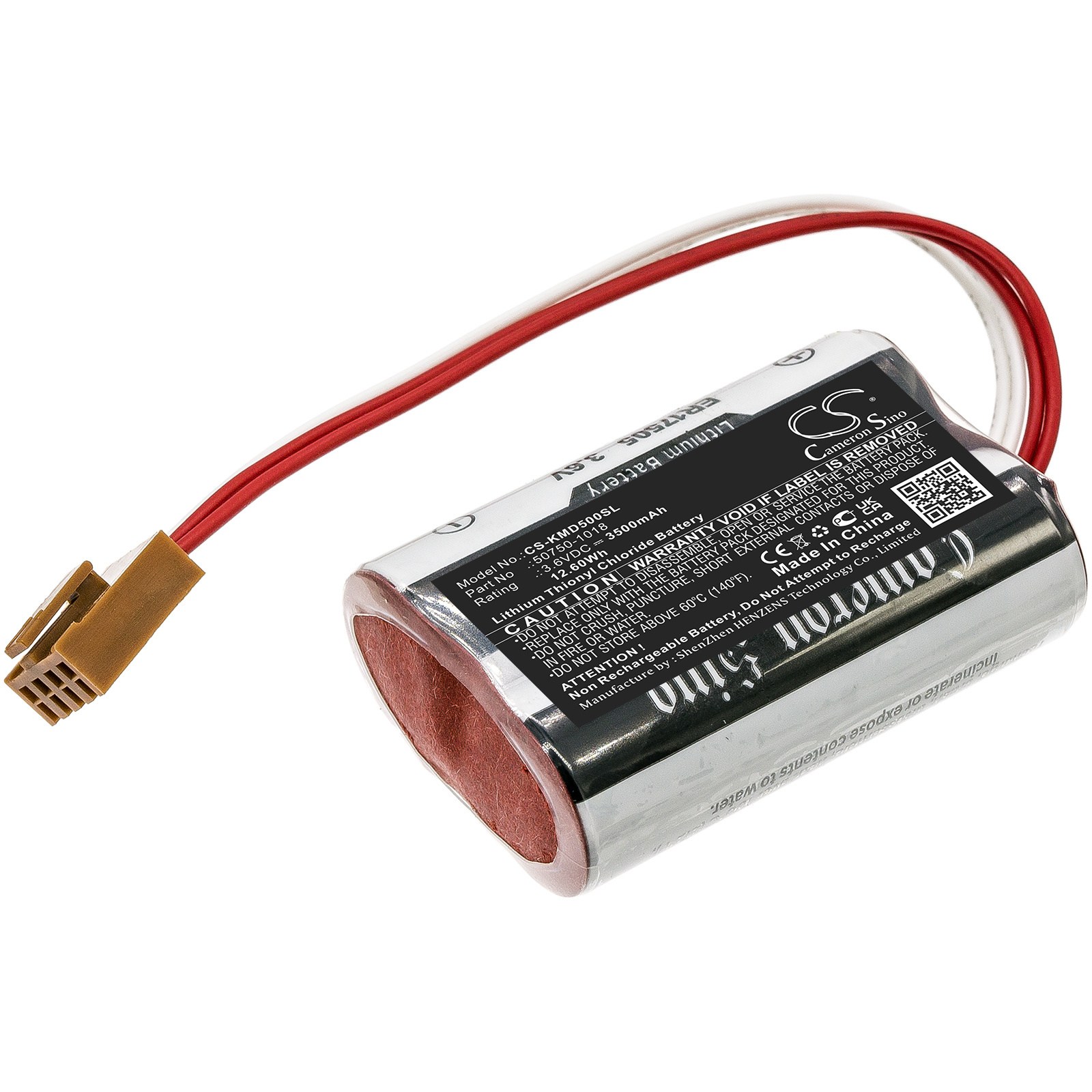 Ličio baterija Kawasaki MD500N 50750-1018 3,6V 3500mAh ER17/50, LS17500, XL-100F