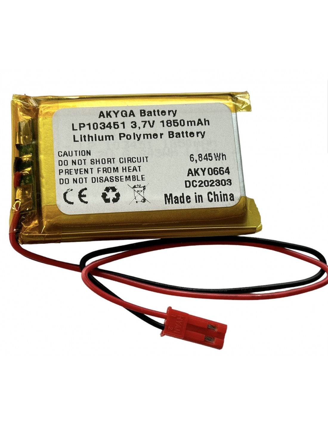Ličio - polimero (103451) 1850mAh 3,7V