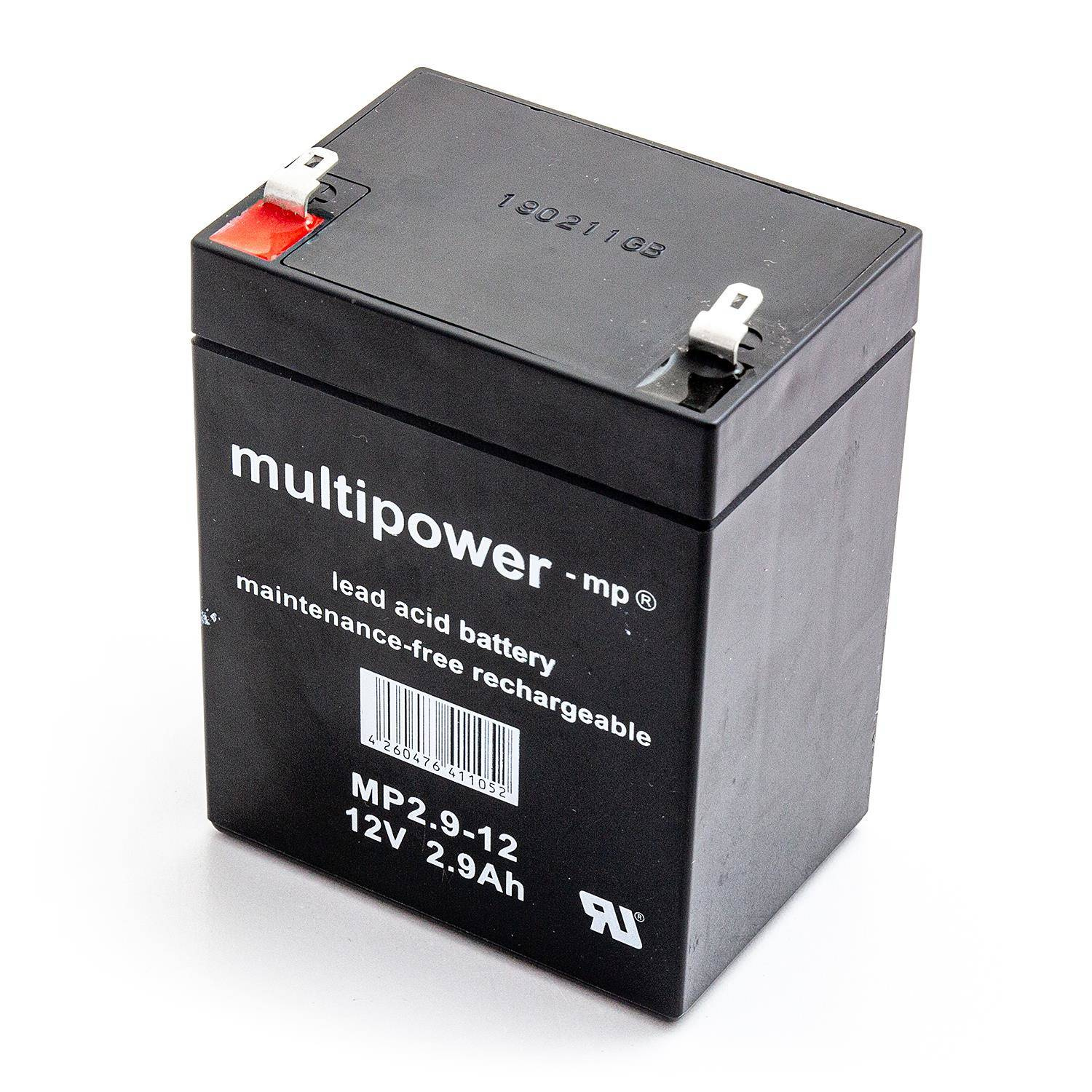 Multipower MP2.9-12 12V 2,9 Ah AGM Akumuliatorius