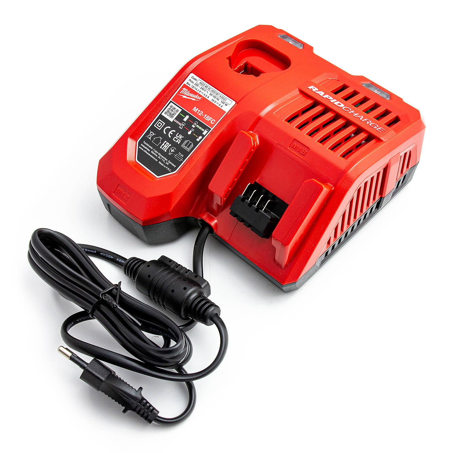 Kelių įtampų greitasis įkroviklis M12-18 FC Milwaukee 4932451079