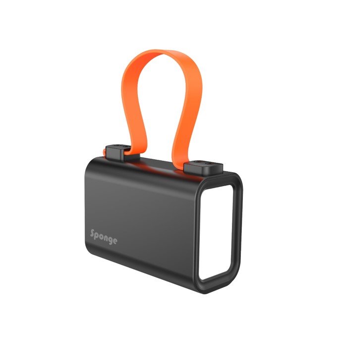 Išorinė baterija SPONGE Energy 30000mAh, 100W, 2xUSB A, 2xUSB C, su žibintuvėliu, juoda