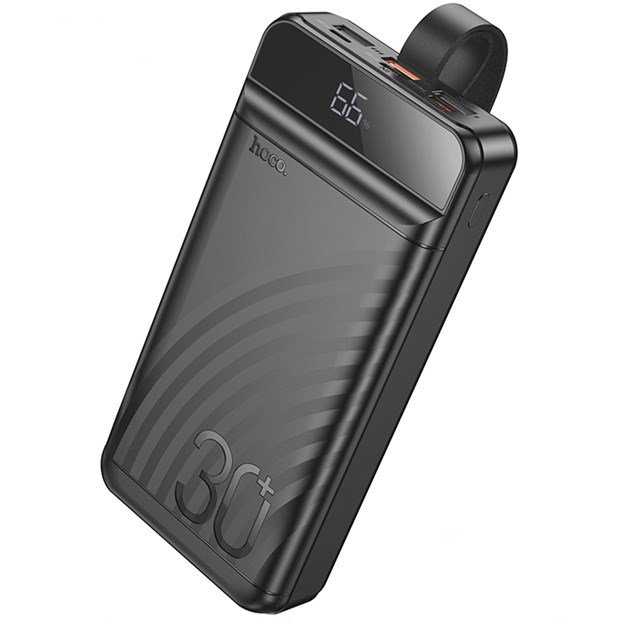 Hoco J123B Powerbank 30 000 mAh juodos spalvos