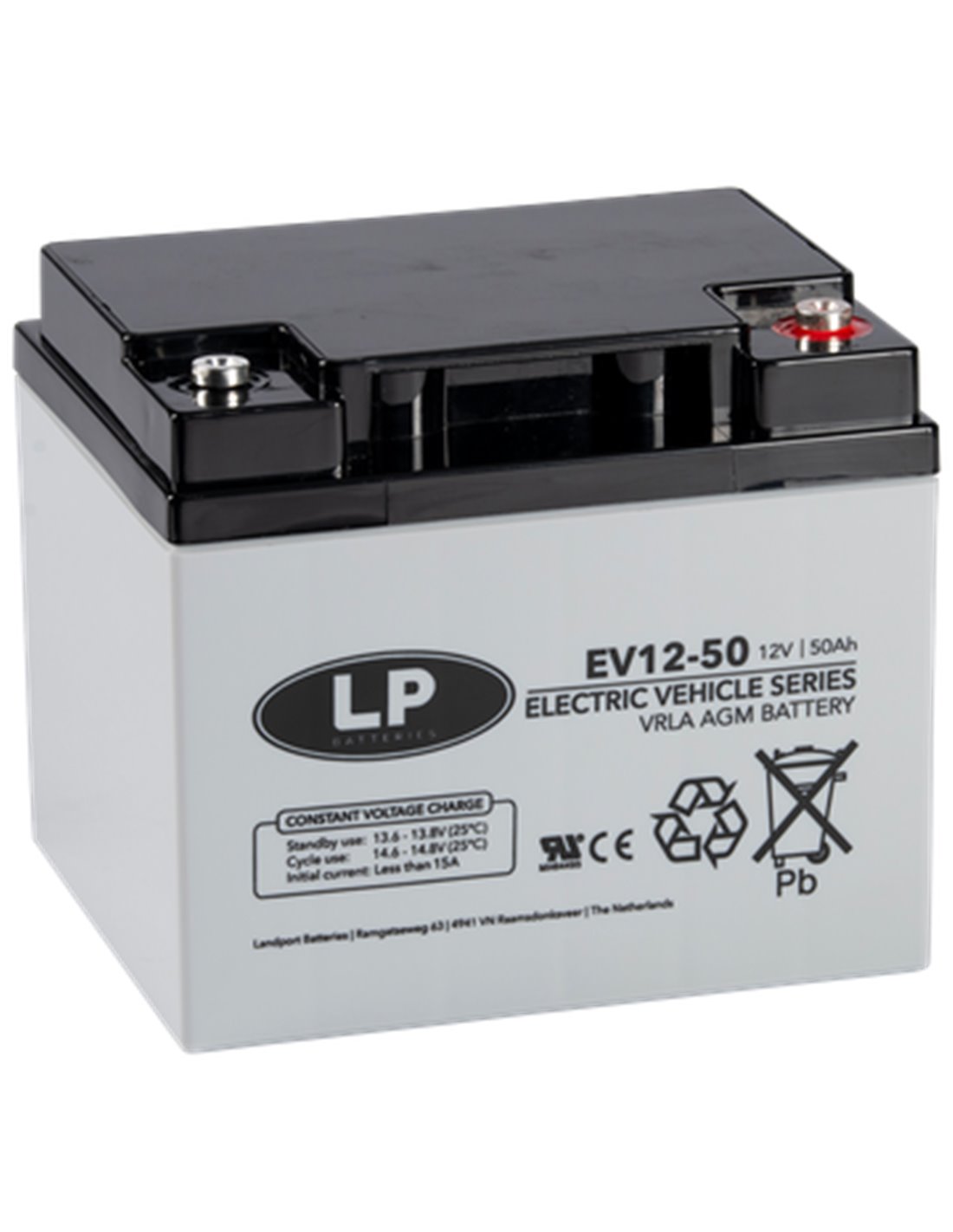 LP EV 50Ah 12V VRLA akumuliatorius