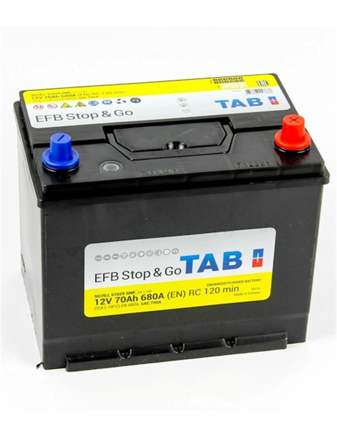 TAB EFB akumuliatorius 12V 65Ah 600A Jap (-+)