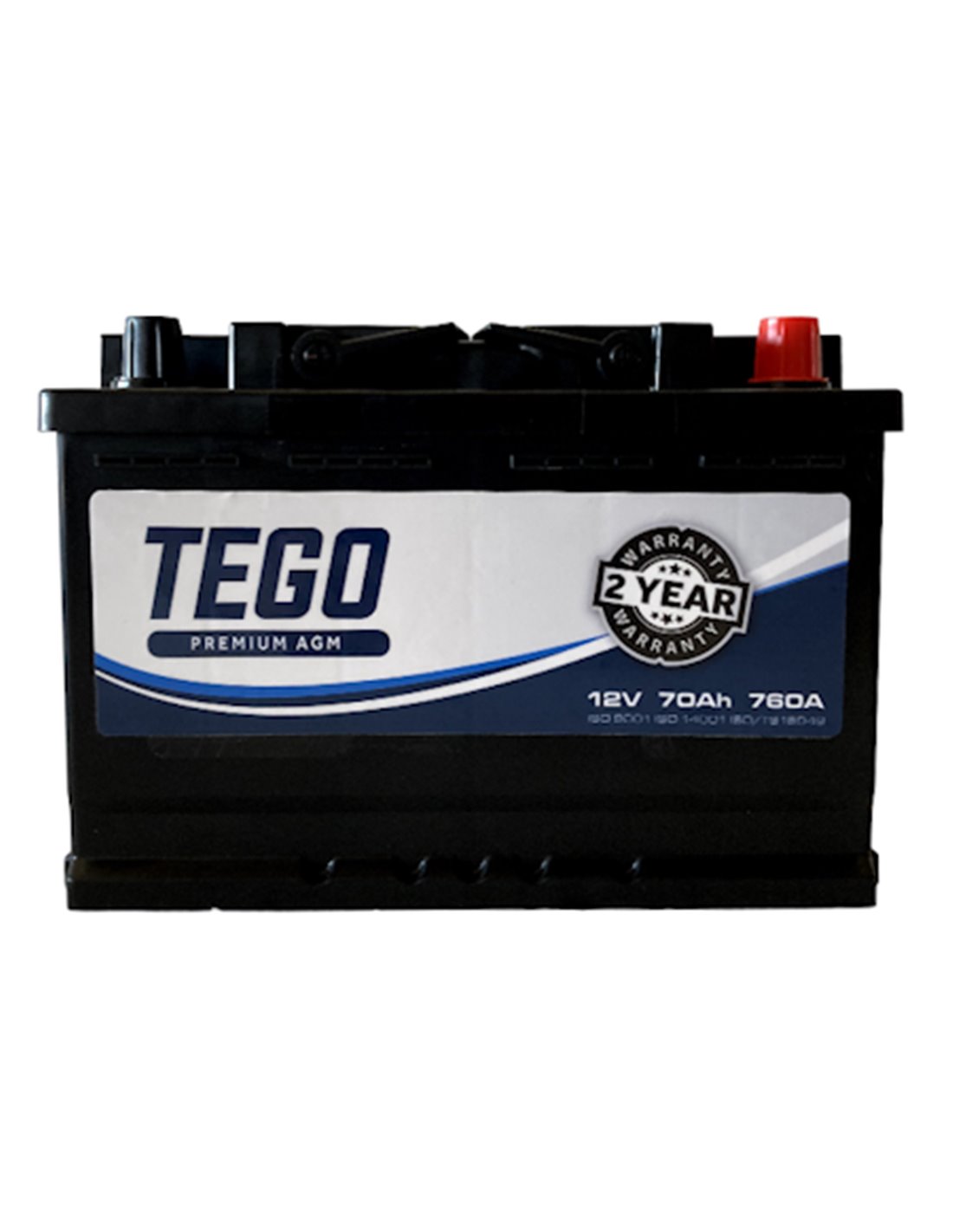 TEGO AGM akumuliatorius 12V 70Ah 760A