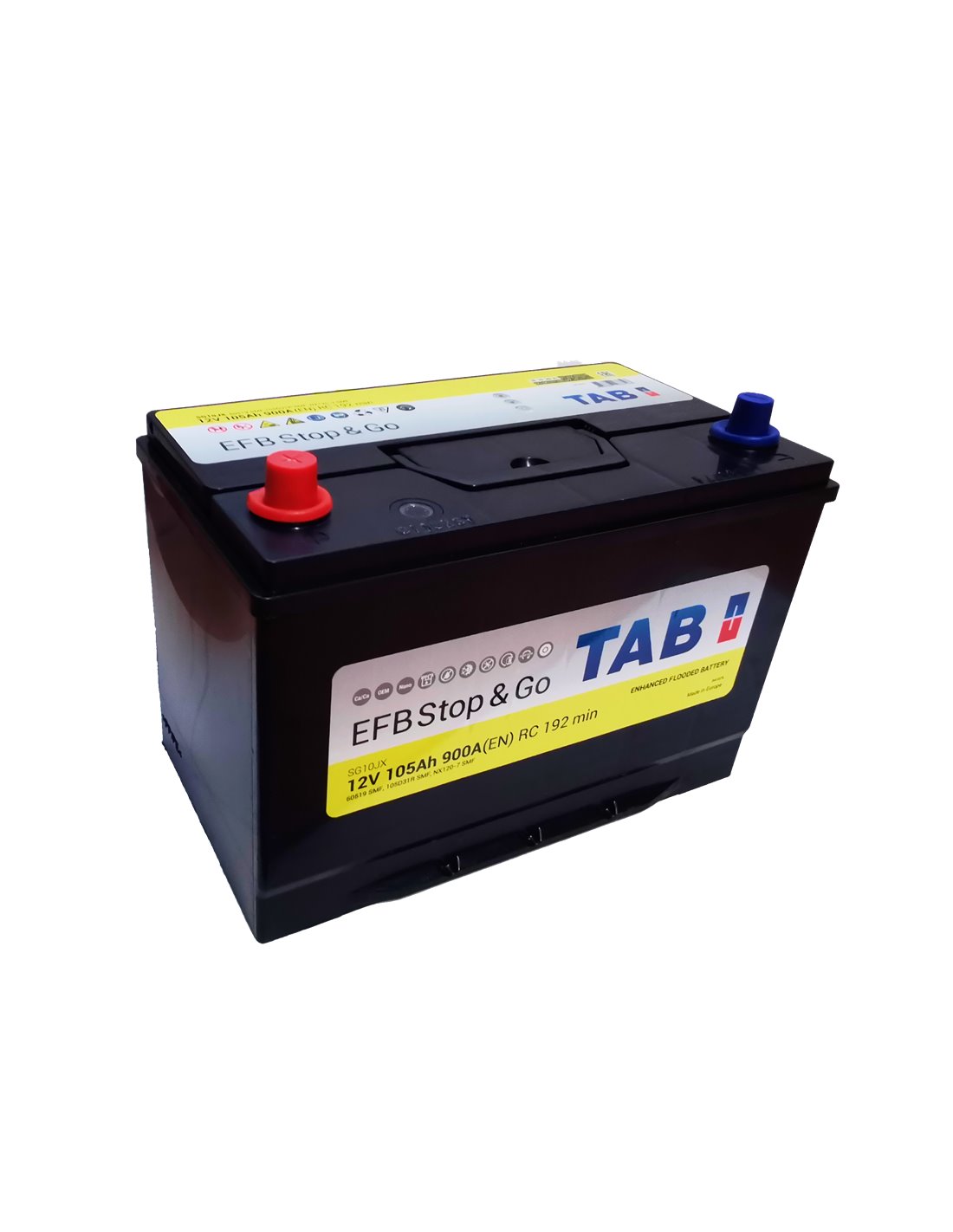 TAB EFB akumuliatorius 12V 105Ah 900A Jap (+-)