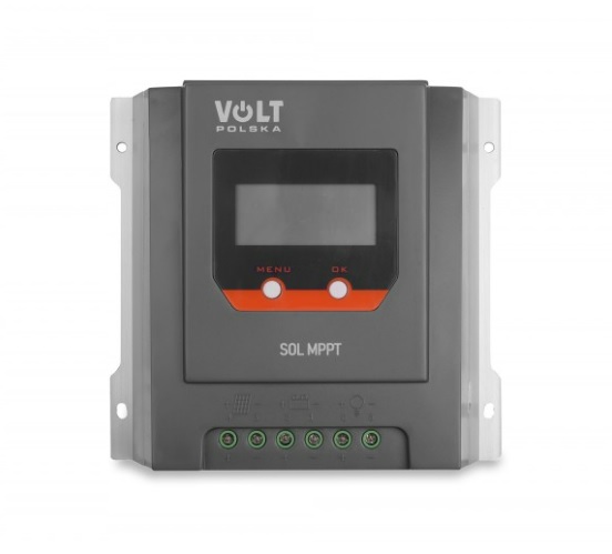 Įkrovimo valdiklis saulės moduliams MPPT 20A 12V/24V (PVmax 100V), PVmax 260W/520W, LCD, BLUETOOTH