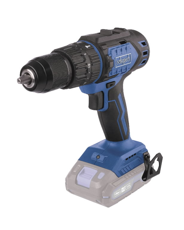 Akumuliatorinis suktuvas/gręžtuvas BC-CD60-X 20V, korpusas, Scheppach