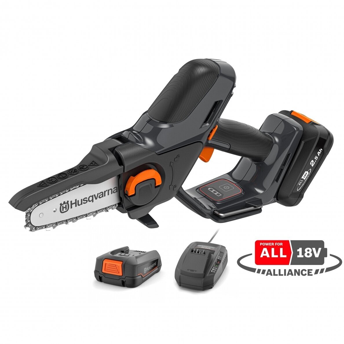 Genėtuvas Husqvarna Aspire™ P5-P4A  su akumuliatoriumi ir įkrovikliu
