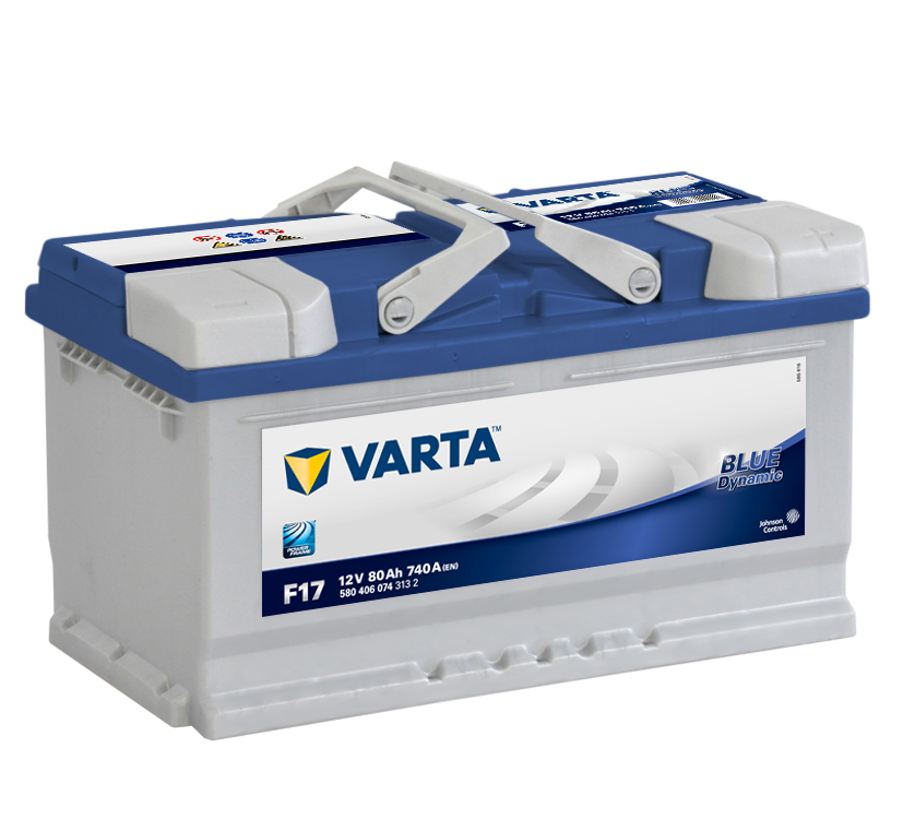 Akumuliatorius Varta F17 80Ah 740A