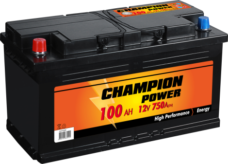 AKUMULIATORIUS CHAMPION POWER 12V/100AH/750A EN