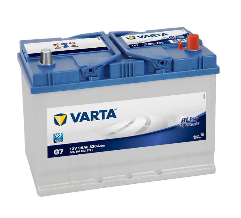 Akumuliatorius Varta G7 95Ah 830A