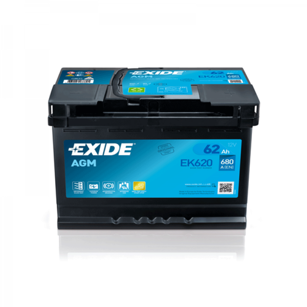 Akumuliatorius EXIDE 62Ah 680A