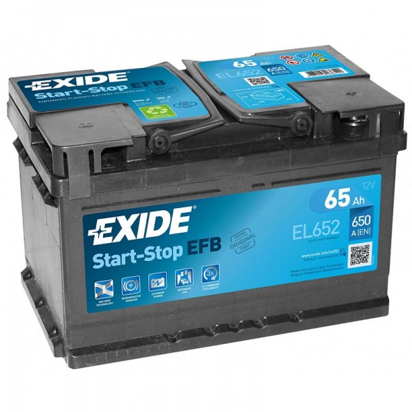 Akumuliatorius EXIDE 65Ah 650A