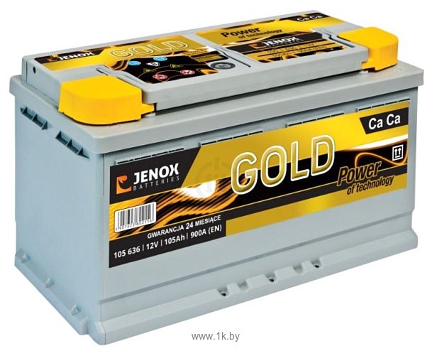 Akumuliatorius Jenox Gold 105Ah 900A