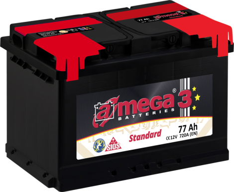 AKUMULIATORIUS A-MEGA STANDARD 12V/77AH/720A EN